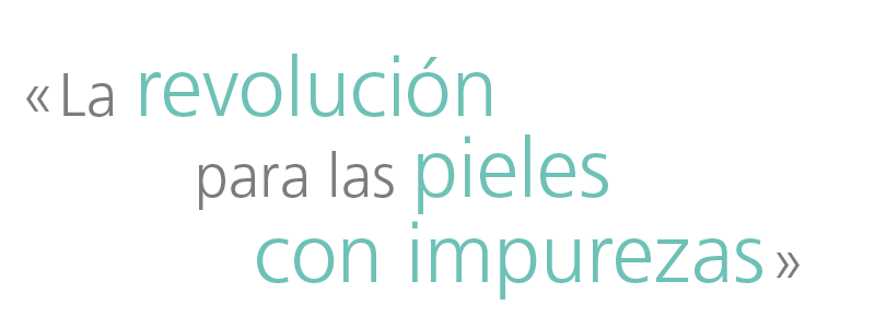 Le revolución para las pieles con impurezas
